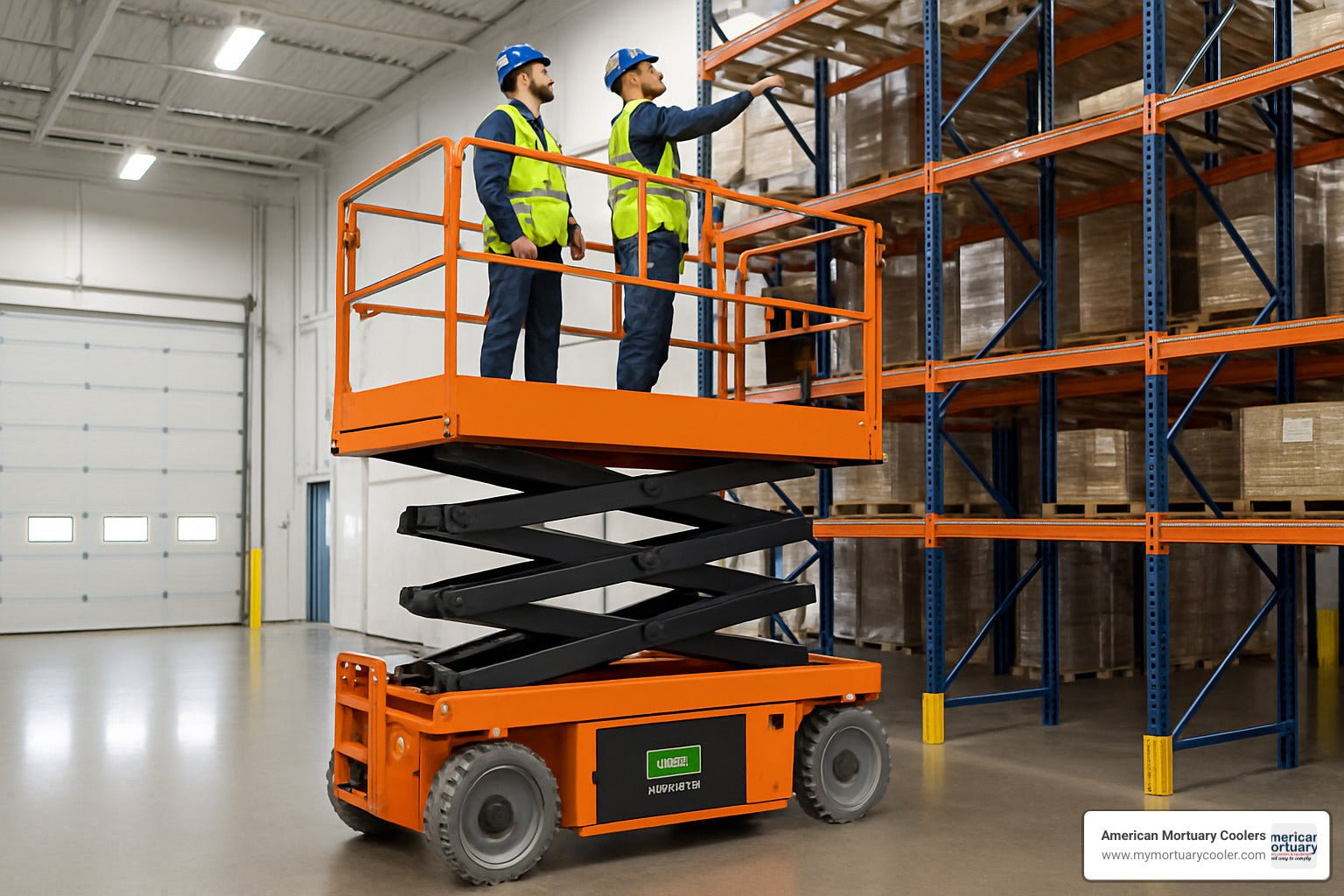 A Comprehensive Guide to Electric Scissor Lift Options - American Mortuary Coolers & Equipments A Comprehensive Guide to Electric Scissor Lift Options - American Mortuary Coolers & Equipments